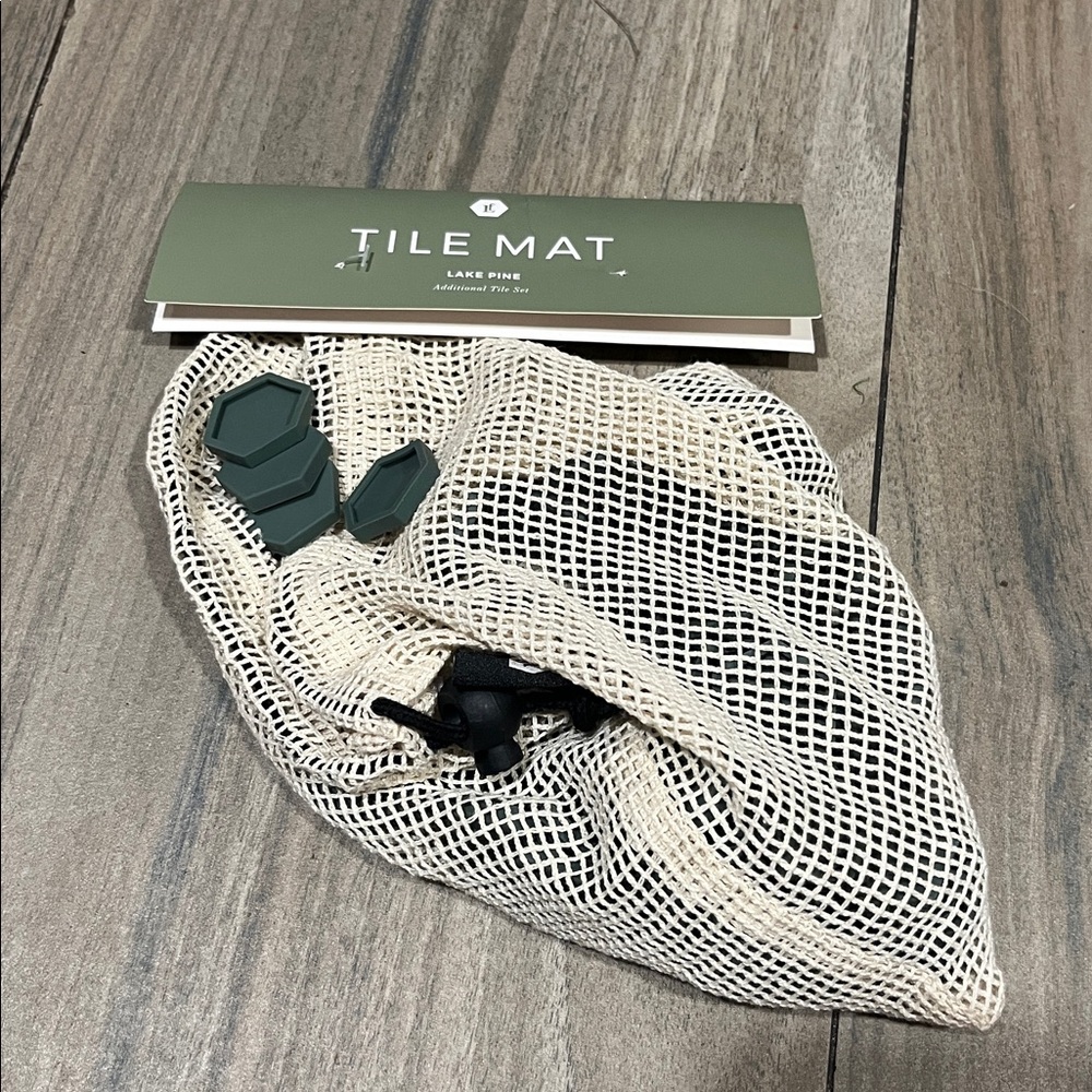Letterfolk tile mat tiles lake pine
